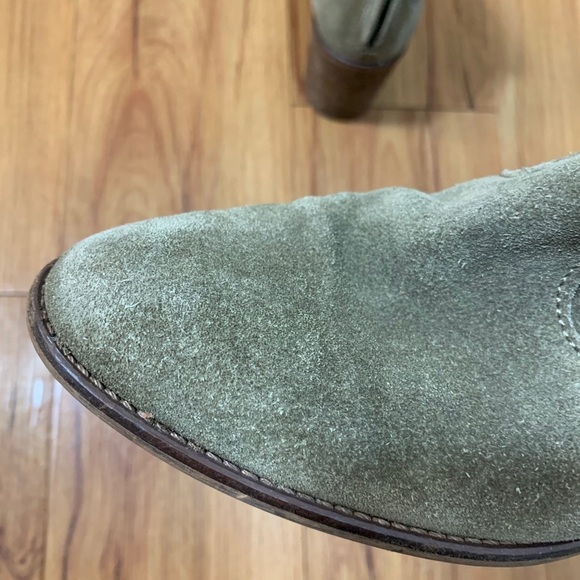 Madewell Suede Western Heeled Ankle Booties - Picture 8 of 9